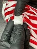 Unbranded 100% Cotton Stripes Red 3/4 Sleeve Top Size XL - photo 8