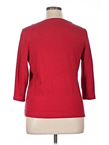 Karen Scott 3/4 Sleeve Top (view 2)