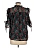 Ann Taylor LOFT 100% Polyester Black 3/4 Sleeve Blouse Size M - photo 2