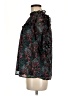 Ann Taylor LOFT 100% Polyester Black 3/4 Sleeve Blouse Size M - photo 5