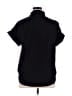 MICHAEL Michael Kors 100% Polyester Black Short Sleeve Blouse Size XL - photo 2