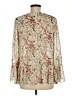 Max Studio 100% Polyester Ivory Long Sleeve Blouse Size M - photo 2