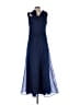 JS Collections 100% Polyester Blue Cocktail Dress Size 10 - photo 2