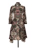 Joli 100% Polyester Paisley Brown Casual Dress Size XS - photo 2