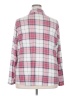 Just Be... Plaid Pink Long Sleeve Blouse Size 3X - photo 2