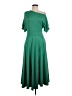 Assorted Brands Solid Green Cocktail Dress Size M - photo 1