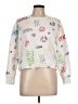 Fifth Sun Print White Sweatshirt Size L - photo 1
