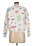 Fifth Sun Print White Sweatshirt Size L - photo 2