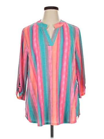 Dear Scarlett 3/4 Sleeve Blouse (view 1)