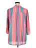 Dear Scarlett Teal Pink 3/4 Sleeve Blouse Size XL - photo 2
