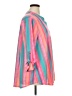 Dear Scarlett Teal Pink 3/4 Sleeve Blouse Size XL - photo 4