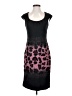 Etcetera Animal Print Black Cocktail Dress Size 2 - photo 1