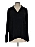 Express 100% Polyester Black Long Sleeve Blouse Size L - photo 1
