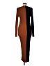 STAUD Color Block Brown Casual Dress Size M - photo 2