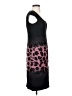 Etcetera Animal Print Black Cocktail Dress Size 2 - photo 4
