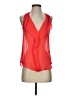American Eagle Outfitters 100% Polyester Red Sleeveless Blouse Size S - photo 1