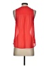 American Eagle Outfitters 100% Polyester Red Sleeveless Blouse Size S - photo 2