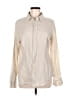 Unbranded Ivory Long Sleeve Button-Down Shirt Size M - photo 1