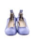 Everlane Color Block Purple Heels Size 6 - photo 2
