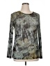 Inoah Gray Long Sleeve Top Size XL - photo 1