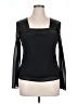 Donna Ricco 100% Polyester Black Long Sleeve Blouse Size 14 - photo 1