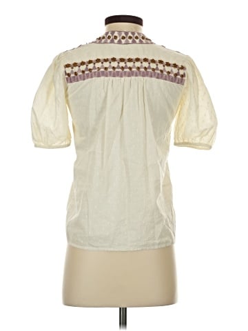 Forever That Girl for Anthropologie Short Sleeve Blouse (view 2)
