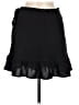Pink Lily 100% Polyester Solid Black Casual Skirt Size M - photo 2
