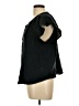 Universal Thread 100% Cotton Black Short Sleeve Blouse Size L - photo 5