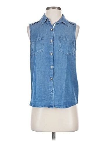 Splendid Sleeveless Button-Down Shirt (view 1)