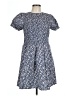 Universal Thread 100% Cotton Blue Casual Dress Size L - photo 1