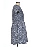 Universal Thread 100% Cotton Blue Casual Dress Size L - photo 4