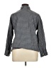 Unbranded 100% Polyester Houndstooth Gray Long Sleeve Blouse Size XL - photo 2