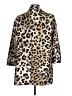 ASOS 100% Polyester Animal Print Ivory Coat Size 12 - photo 2