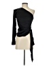 Amanda Uprichard 100% Polyester Black Long Sleeve Top Size XS - photo 1