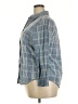 Lemon Grass 100% Cotton Plaid Blue 3/4 Sleeve Button-Down Shirt Size 18 - photo 5