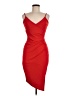 Unbranded Solid Red Cocktail Dress Size M - photo 1