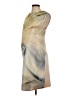 ASOS Maternity 100% Polyester Graphic Tan Cocktail Dress Size 4 Maternity - photo 1