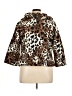 Nicolette 100% Polyester Animal Print Brown Faux Fur Jacket Size 16 - photo 2