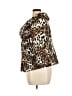 Nicolette 100% Polyester Animal Print Brown Faux Fur Jacket Size 16 - photo 5