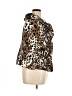 Nicolette 100% Polyester Animal Print Brown Faux Fur Jacket Size 16 - photo 4
