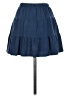Stradivarius Solid Blue Denim Skirt Size 00 - photo 2