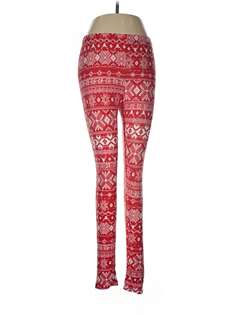 Pre-owned Bobbie Brooks Leggings In Red