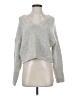 Urban Outfitters Metallic Silver Pullover Sweater Size S - photo 1