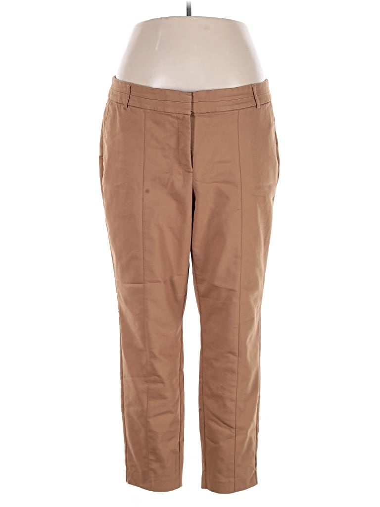 Pre-owned Lane Bryant Casual Pants In Tan
