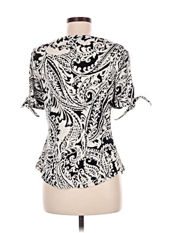 Lauren by Ralph Lauren Short Sleeve Blouse (view 2)
