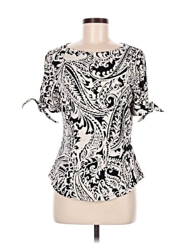 Lauren by Ralph Lauren Short Sleeve Blouse (view 1)