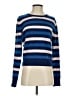 Reformation Stripes Blue Cashmere Pullover Sweater Size S - photo 1