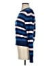 Reformation Stripes Blue Cashmere Pullover Sweater Size S - photo 5