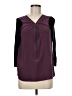 Trouve 100% Silk Burgundy Blouse Size M - photo 1
