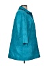 Chico's 100% Cotton Floral Teal Raincoat Size Med (1) - photo 4